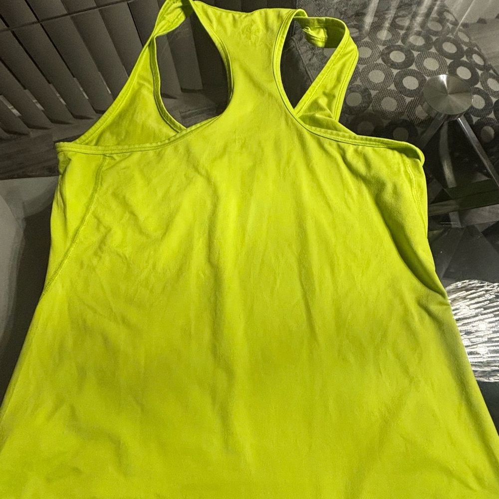 Athleta Neon Yellow Tank Top